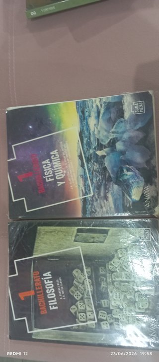 Libros Bachillerato Física y Filosofía