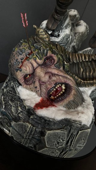 1/6 Kratos vs Troll 49cm