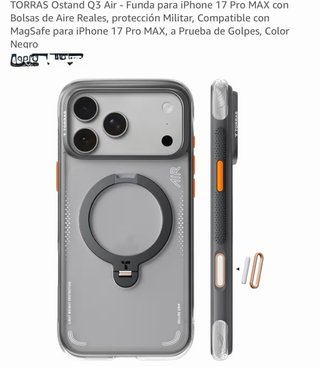 Funda Torras Ostand Q3 Air iPhone 17 Pro Max