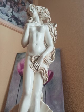 Estatua Nacimiento de Venus Vintage