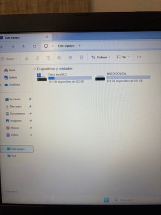 Portátil ASUS Intel Core i5 SSD 240 GB + HDD 1 TB