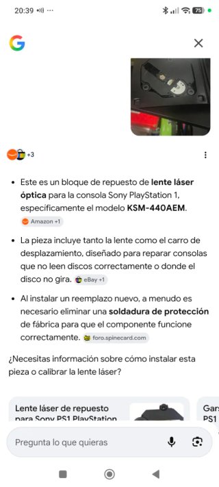 Lente para PlayStation 1