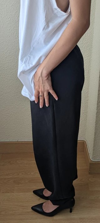 Pantalones deportivos negros mujer