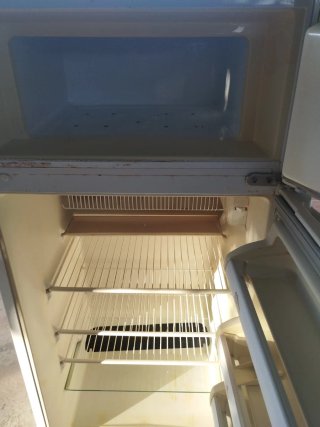 Nevera de butano funcionando