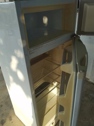 Nevera de butano funcionando