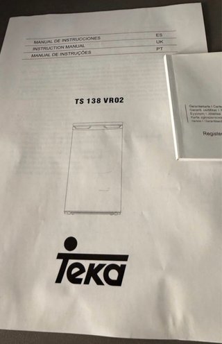 Lote accesorios Nevera Teka TS 138 VR02