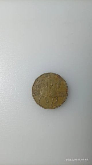 Moneda 10 Kč 1993 República Checa