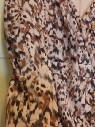 Vestido de fiesta estampado