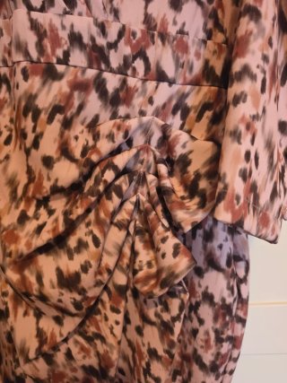 Vestido de fiesta estampado