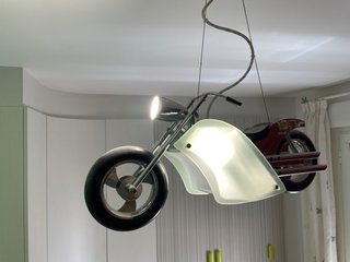 Lámpara Techo Moto Chopper