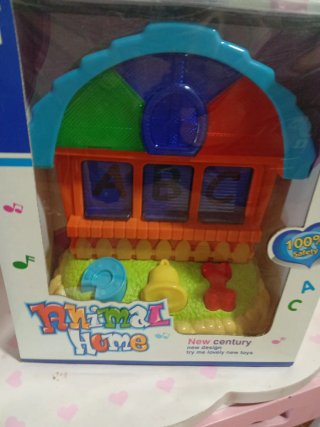 Casita de juguete con ABC y sonidos