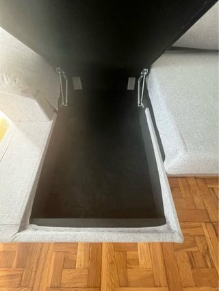 Sofá Chaiselongue Gris