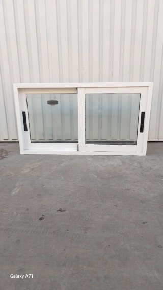 Ventana aluminio 115.5x63.5 cristal double