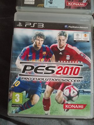 Lote 4 Videojuegos PS3 PES (2008-2011)