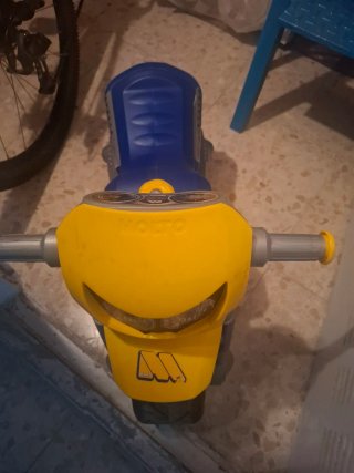 Moto Motocross Niños Molto Azul y Amarillo