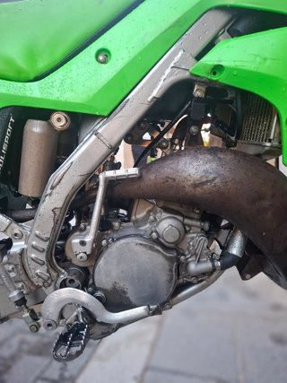 Kawasaki Motocross Verde