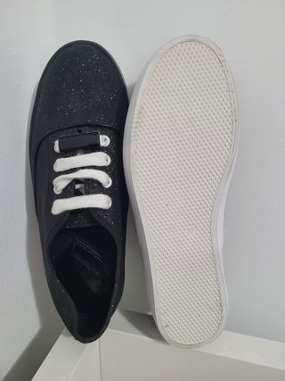 Zapatillas Stradivarius negras talla 37
