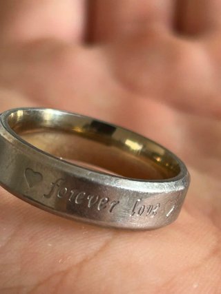 Anillo Plata 18K Forever Love