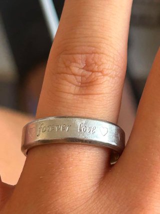 Anillo Plata 18K Forever Love