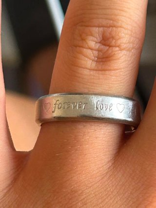 Anillo Plata 18K Forever Love