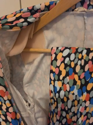 Traje chaqueta lunares multicolor