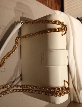 Borsa Pinko Bianca e Dorata