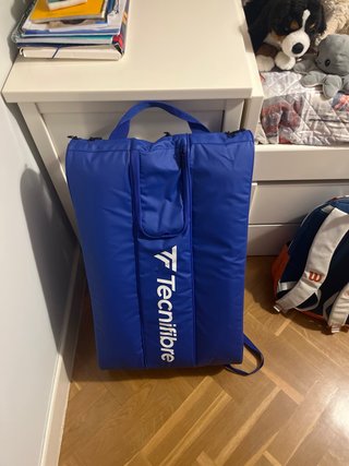 Borsa per racchette Tecnifibre 12 racchette blu