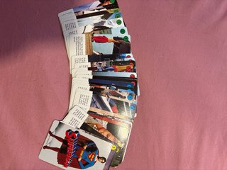 Juego Cartas Superman 1979