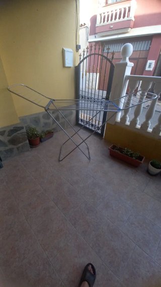 Tendedero plegable metálico