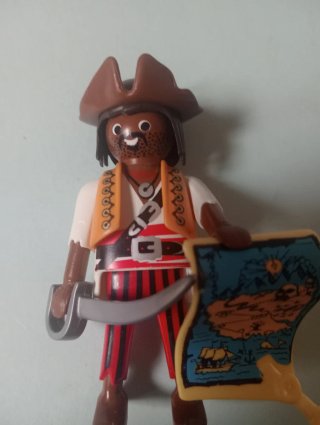 Playmobil Pirata con Mapa y Sable