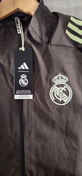 Chaqueta Real Madrid Adidas Negra Nueva