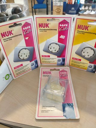 Lote 3 protectores enchufe NUK Safe Kids