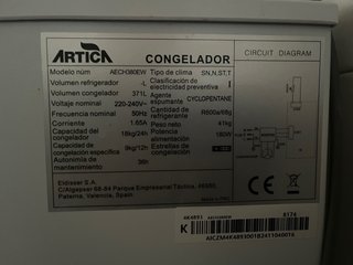 Congelador horizontal blanco