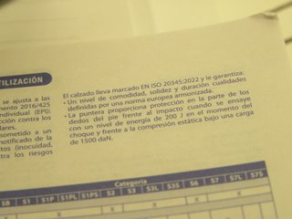 Calzado de seguridad negro