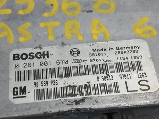 CENTRALITA MOTOR UCE OPEL ASTRA G BERLINA 0281001