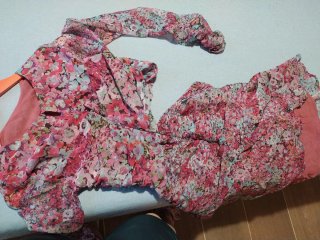 Vestido floral Zara multicolor