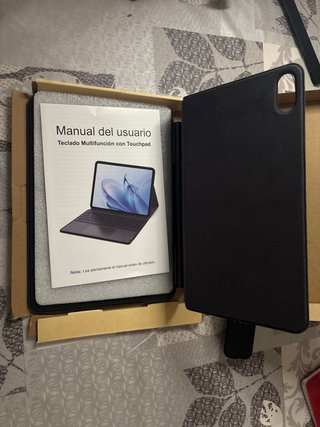 funda con teclado inalámbrico Bluetooth para iPad