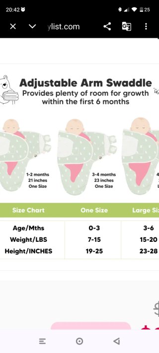 3 Sacos KeaBabies Soothe Swaddle Wraps