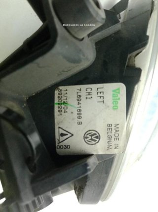 Volkswagen 20223588 faro antiniebla touareg (7la,