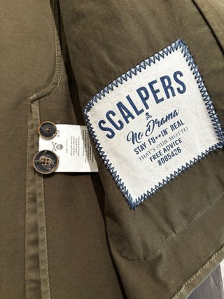 Chaqueta Scalpers Verde Talla L.