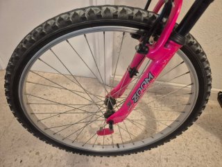 Bicicleta de montaña mujer rosa/plata Cups 526/20