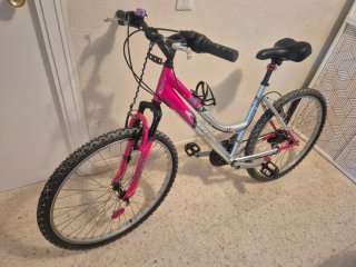 Bicicleta de montaña mujer rosa/plata Cups 526/20