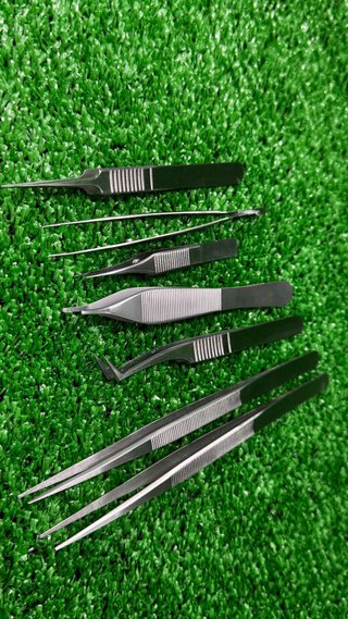 Set de 7 pinzas de precisión