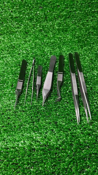 Set de 7 pinzas de precisión