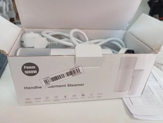 Vaporizador de ropa portátil blanco