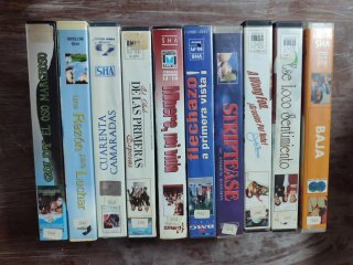 Lote 10 VHS Edición Videoclub géneros varios 3