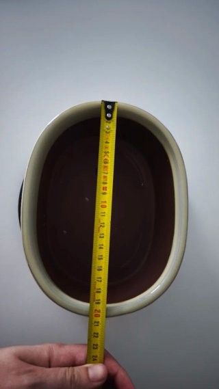 Maceta bonsai cerámica japonesa beige