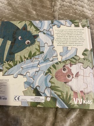 Las Fábulas de Fontaine. Libro Puzzle .