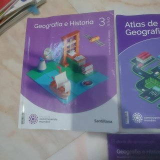 libros de texto de 3°y 4° de la Eso
