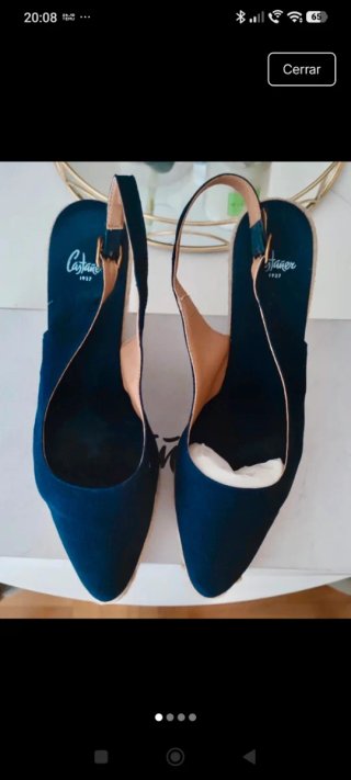 Cuñas Castañer Talla 38 Azul